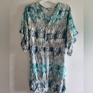 Ariat Women Dress - Size M - Teal and Grey